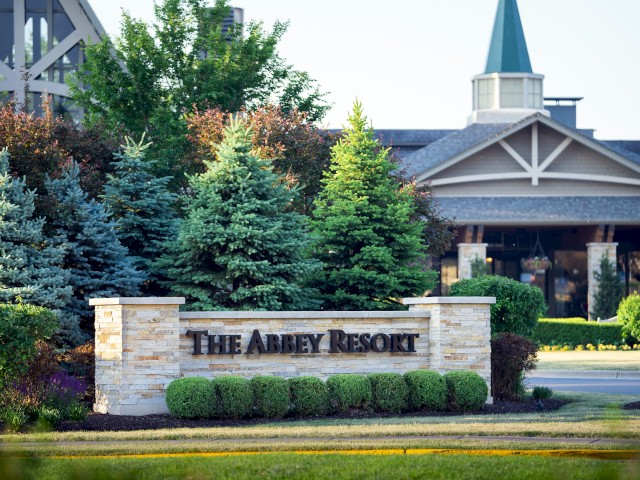 The image shows the entrance sign for 